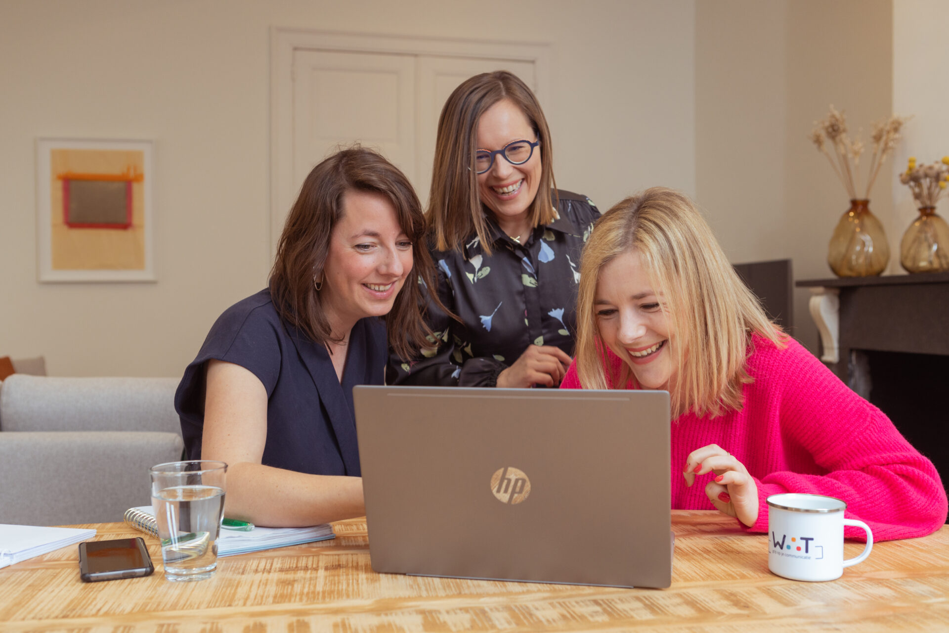WAT team - Griet Rebry, Karlien De Vrieze en Linde Jacobs
