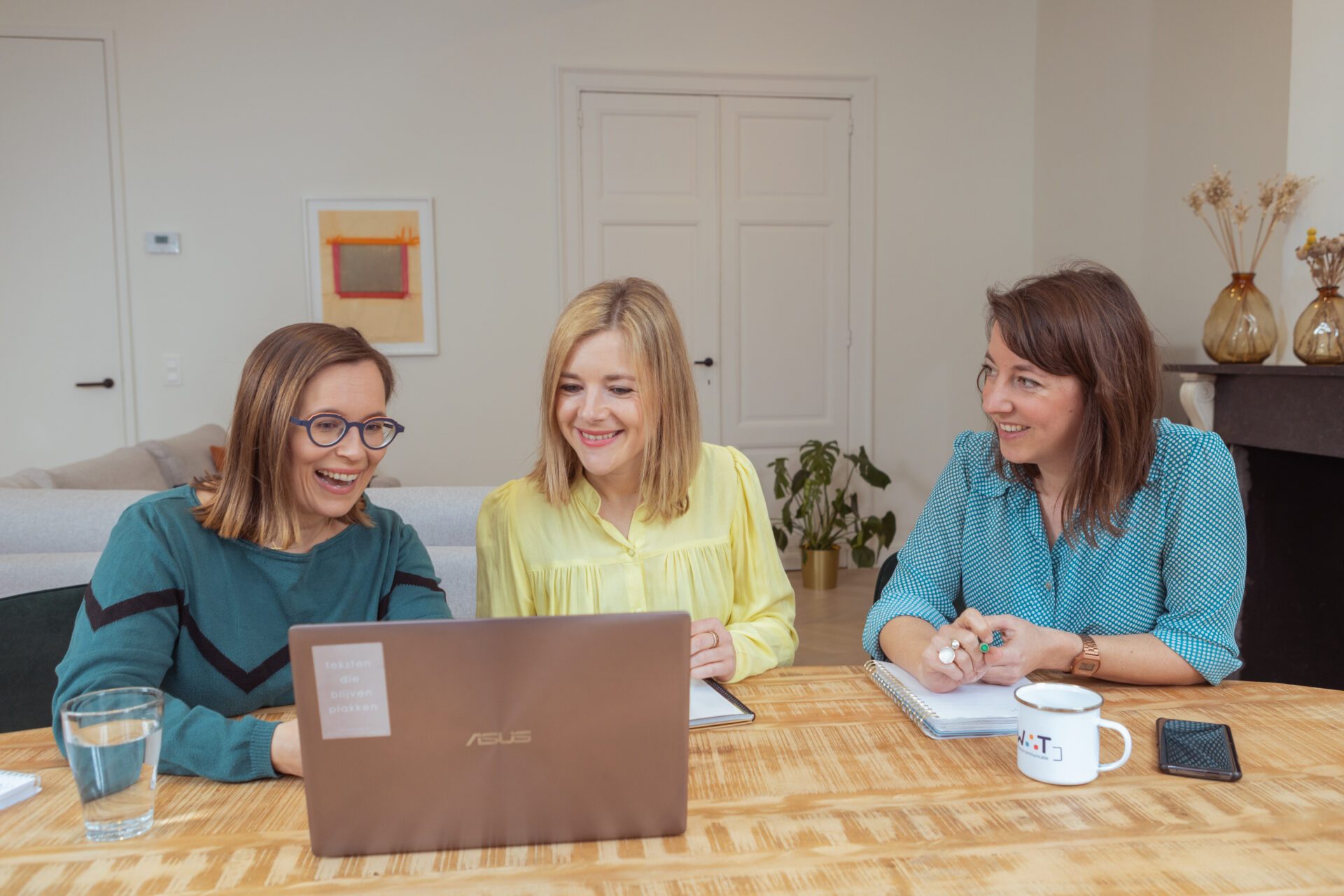 WAT team - Griet Rebry, Karlien De Vrieze en Linde Jacobs