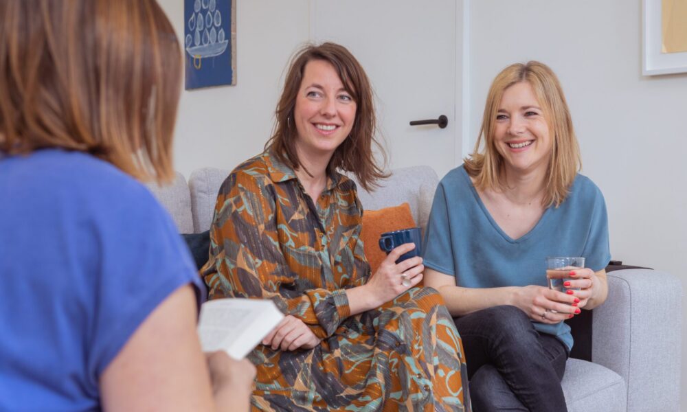 WAT-Working Apart Together team: Linde Jacobs, Karlien De Vrieze en Griet Rebry