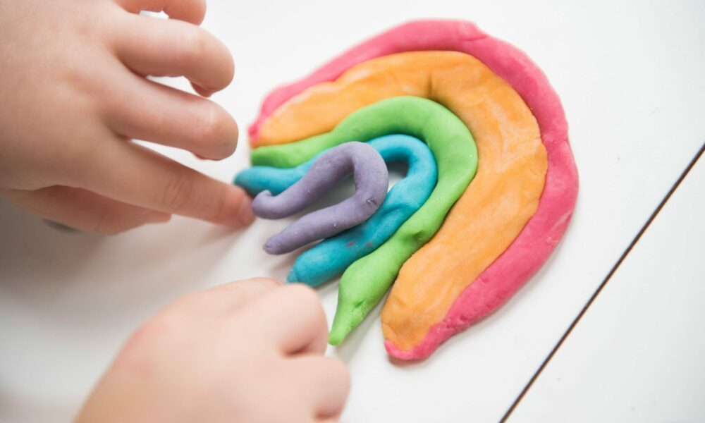 Regenboog In Boetseerklei