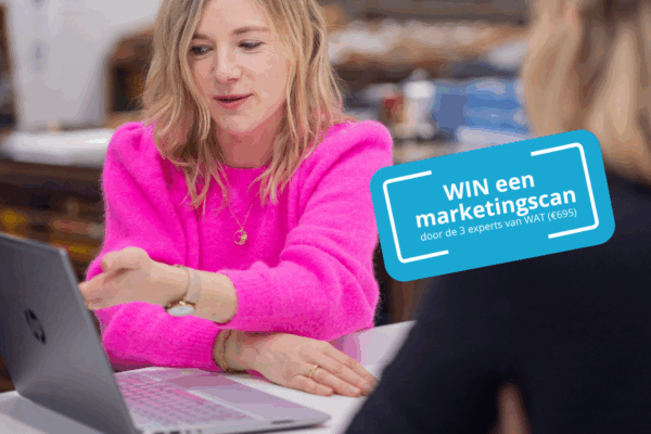 Karlien De Vrieze van WAT-Working Apart Together helpt een solo-ondernemer persoonlijk met marketing