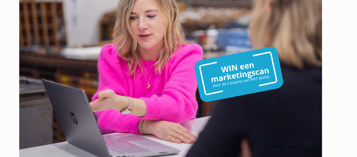 Karlien De Vrieze van WAT-Working Apart Together helpt een solo-ondernemer persoonlijk met marketing