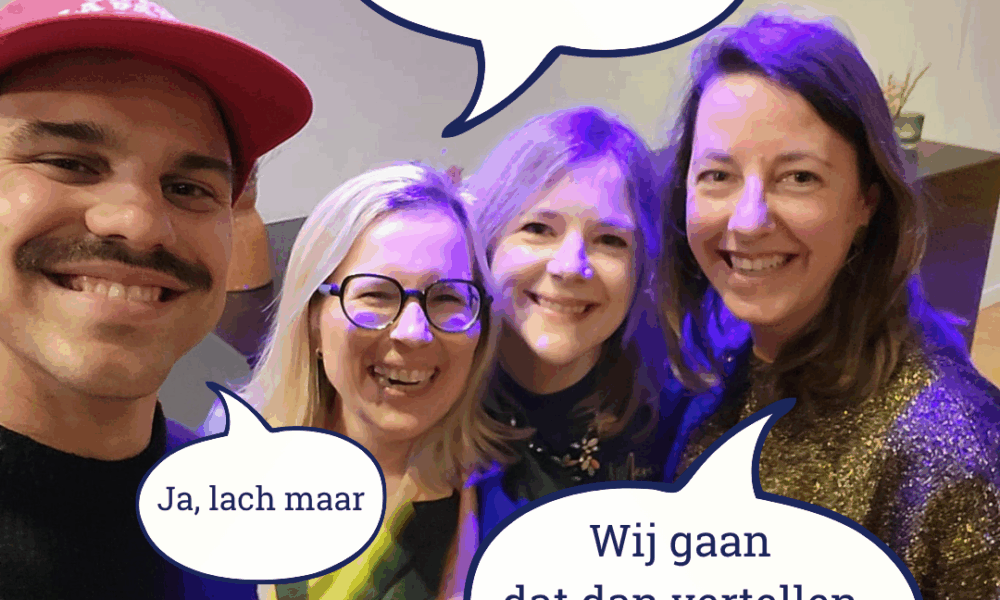 Linde, Karlien en Griet van WAT - podcast Working Apart Together met Average Rob.