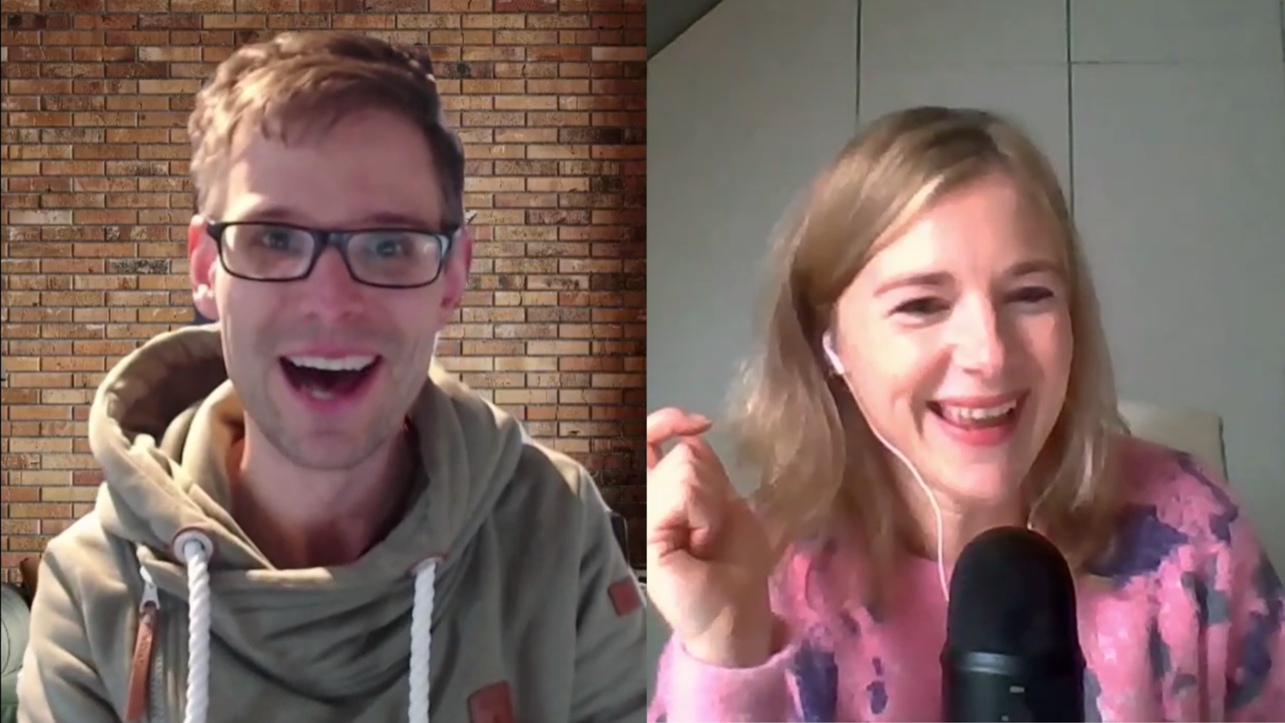 Toon Verlinden van Nerdland Festival in gesprek met Karlien De Vrieze van de podcast Working Apart Together.